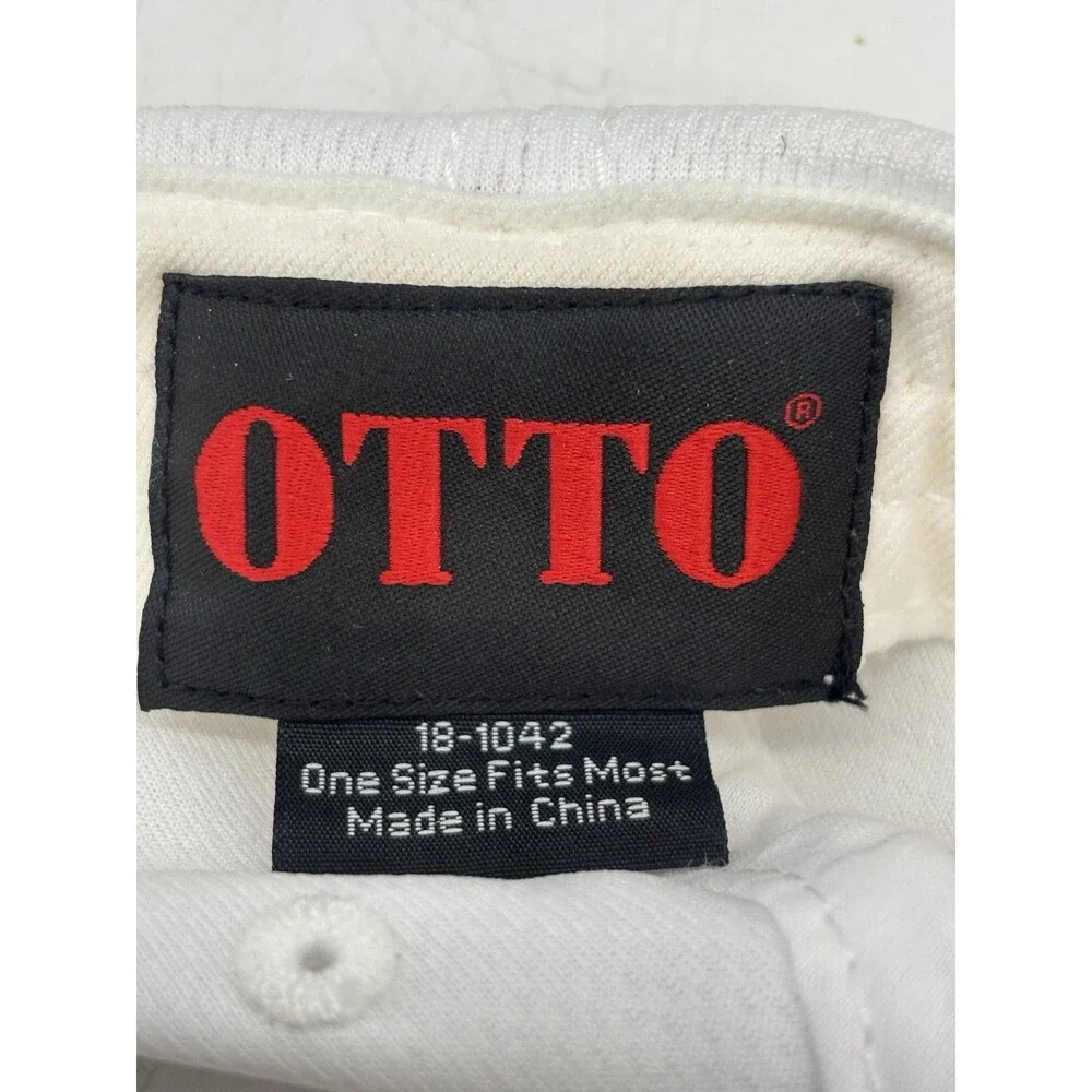 Westlake Athletic Club Hat White OTTO Cap Adjustable Performance Textured OSFM